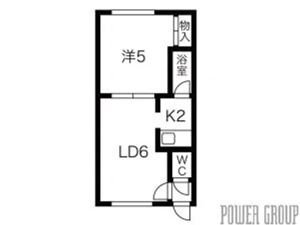 ララコム千歳東郊【2階】の間取り