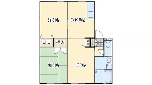エスポワール【202号室】の間取り