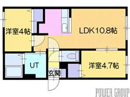 センチュリー日の出【4階】の間取り