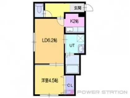 TARTUCA稲穂(タルトゥーカ)【2階】の間取り