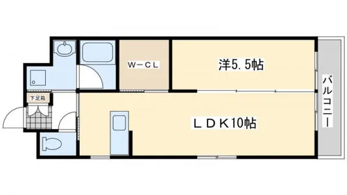 グランドツイン黒崎【1109号室】の間取り
