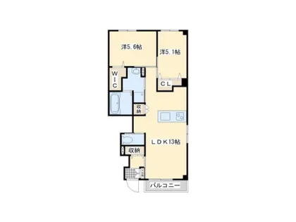 貴船ガーデンスクエア【101号室】の間取り