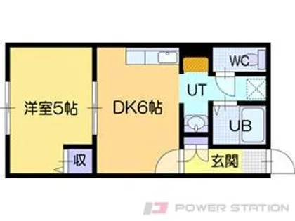 スワンコート【2階】の間取り