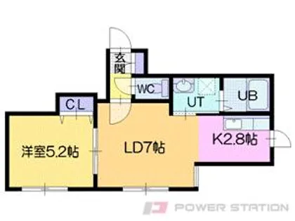 アンジェロプーロ【1階】の間取り