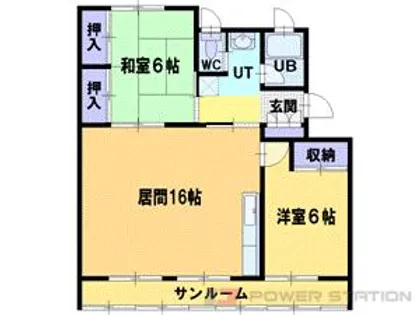 ピアス大麻【3階】の間取り