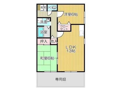 アスティオス・洞南 A【101号室】の間取り