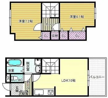 サンテルノ【1階】の間取り