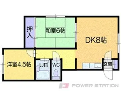 クリエイト21【2階】の間取り