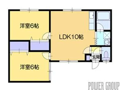 シティ稲穂【2階】の間取り