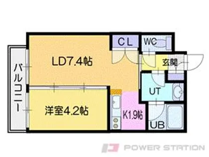 コート・ユーミ【2階】の間取り