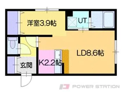 SKYPIEA(スカイピア)【2階】の間取り