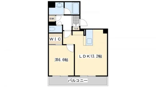 シャーメゾン優蒼【202号室】の間取り