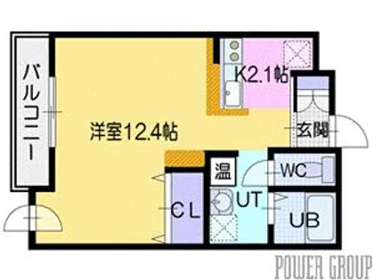 キャロルハウス4【5階】の間取り