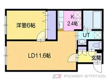 パーフェクトパートナーレジデンスA棟【1階】の間取り