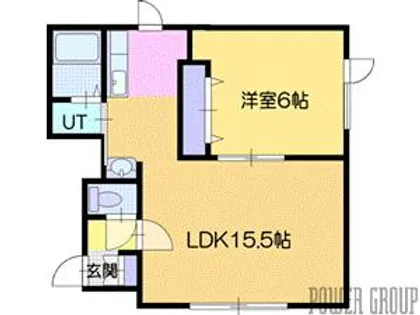 ウエストコート【2階】の間取り
