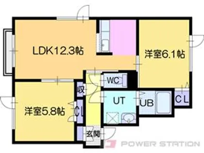 シャーメゾン16【2階】の間取り