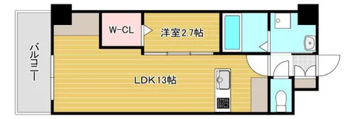 エミネント水巻駅前【403号室】の間取り
