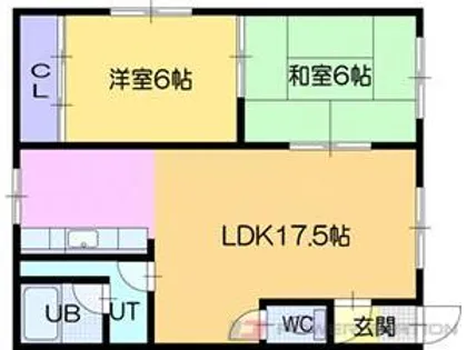 YYハイツ【2階】の間取り