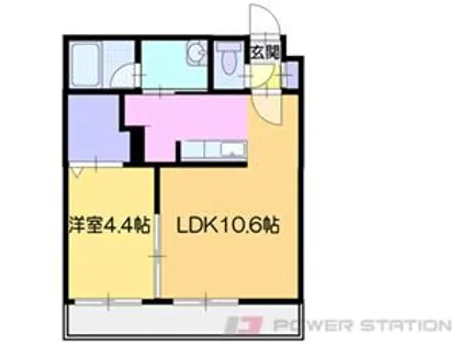 TーMODE花園【3階】の間取り