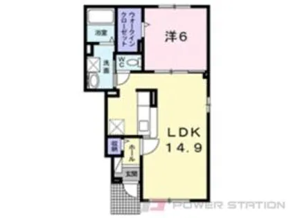 ボヌールケイ【1階】の間取り