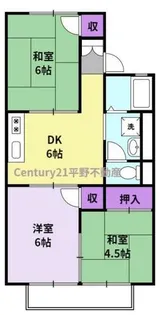 コーポ大久保【2階】の間取り