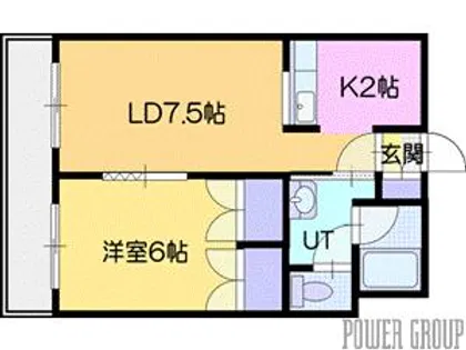 ビィクトリアパーク【2階】の間取り