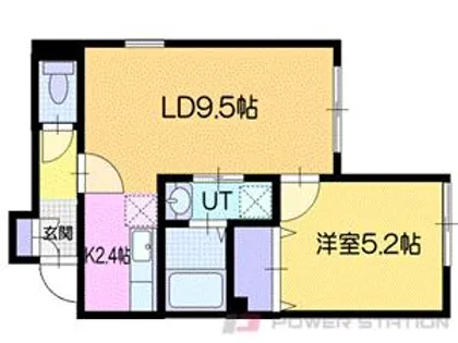 RS末広【1階】の間取り