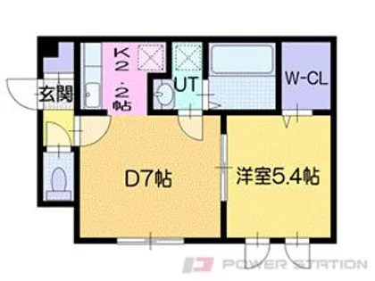 プラスオン恵み野【2階】の間取り