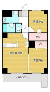 リオグランデ八幡【5階】の間取り