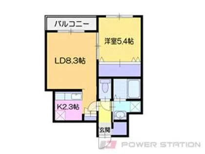 Chambertin(シャンベルタン)【3階】の間取り