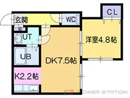 アルバーノ文京台東【1階】の間取り