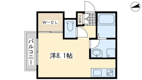 インペリアル大賀Ⅳ【3階】の間取り