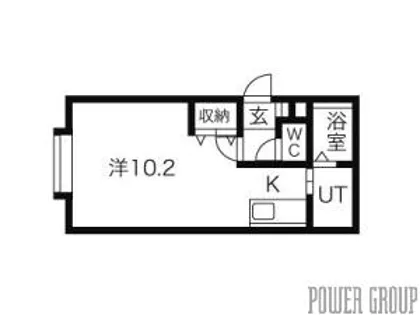 Sweet Bay小樽(スウィートベイ)【2階】の間取り