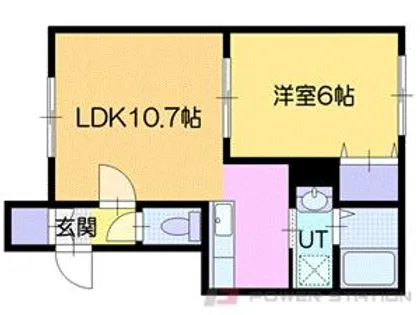 クレセントコート【2階】の間取り