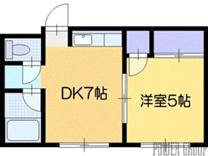 レジデンス三幸【2階】の間取り