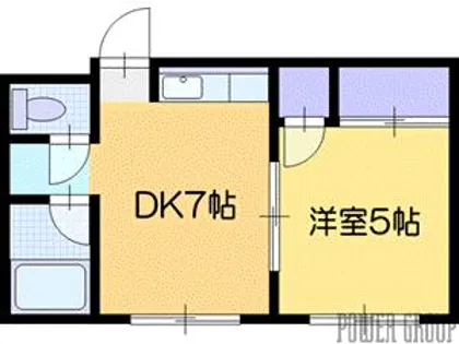 レジデンス三幸【2階】の間取り