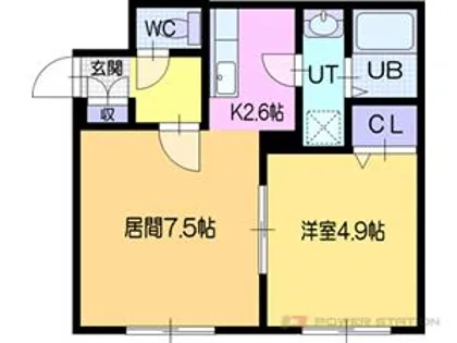 緑ヶ丘ロジュマン【4階】の間取り