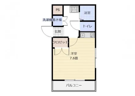 レジェンド【202号室】の間取り