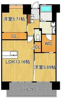 LEGEND高見【1011号室】の間取り