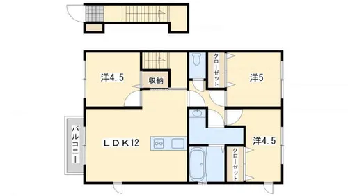 SHINE【A-204号室】の間取り