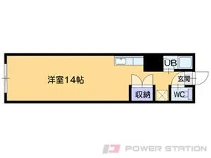 パワービル大麻駅前【4階】の間取り