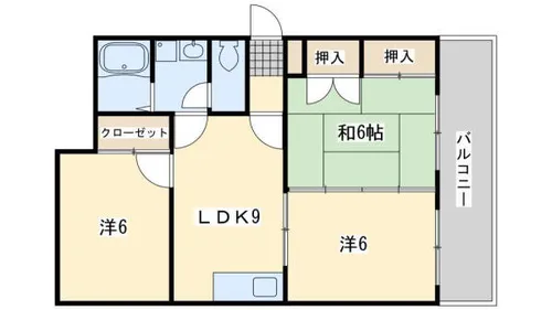 ティアラ【203号室】の間取り
