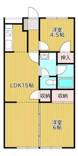 エミネンス穴生【201号室】の間取り