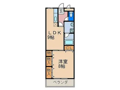 東海マンション【307号室】の間取り