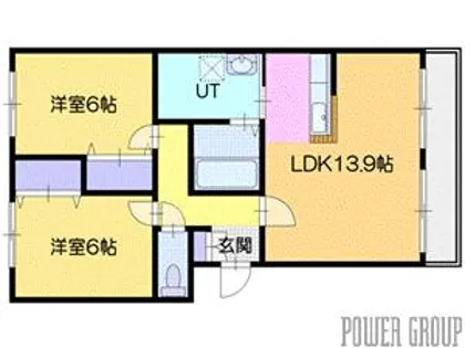 ヴィクトリアⅧ【4階】の間取り