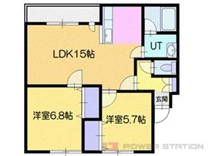ヴィクトリアV【3階】の間取り