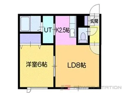 グレースK2【2階】の間取り