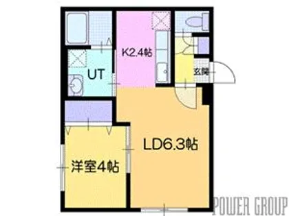 polku(ポルク)【3階】の間取り