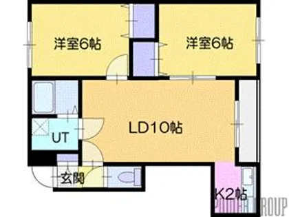 ヴィル・プレジール【2階】の間取り