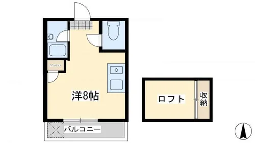 シャルム南八千代【203号室】の間取り